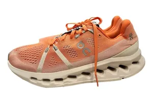 On Cloudsurfer Running Shoes Women’s US 9.5 EU 41 Coral Peach CloudTec Phase EUC thumbnail 1