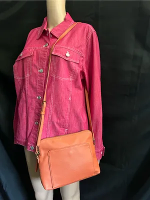 Universal Thread Women's Compact Orange Crossbody Shoulder Bag Purse thumbnail 2
