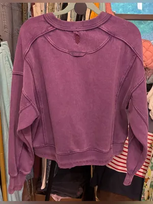 NWOT Free People FP Movement Intercept Pullover - Champion Purple - Small thumbnail 13