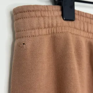 SKIMS Outdoor Fleece Joggers Sweatpants Tiger Eye Brown Size Medium 100% Cotton thumbnail 6