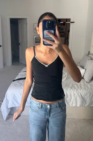 John Galt Black Tank Top thumbnail 1