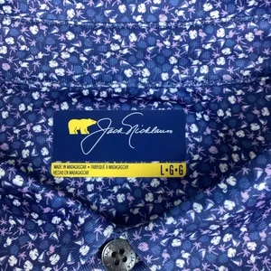 Jack Nicklaus Golf Polo Shirt Large Stretch UPF 50 NEW! Retail $68 thumbnail 5
