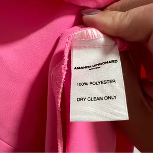Amanda Uprichard x Revolve Cherri Strapless Maxi Gown In Shocking Pink thumbnail 10