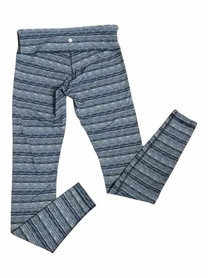 lululemon athletica Wunder Under Sapphire Blue Multi Stripe 8 thumbnail 1