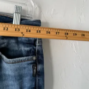 Silver Jeans Co Womens Straight Leg Blue Wash Denim Jeans Size 26 Cropped thumbnail 5