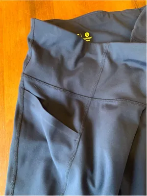 Xersion Leggings Large Navy Blue Full Length High Rise thumbnail 2
