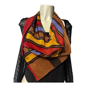 Ysl scarf Red thumbnail 4