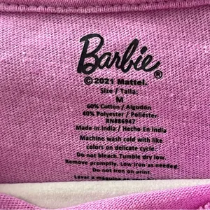 Barbie Pink Cotton Graphic T-Shirt Sz M thumbnail 4