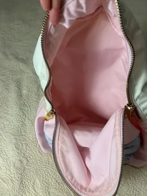 Stoney Clover Lane Pastel Pink and Light Blue Mini Backpack thumbnail 4