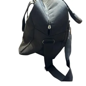 Jimmy Choo Black Travel Duffel‎ Bag Womens Shoulder Carry On Weekender Overnight thumbnail 6