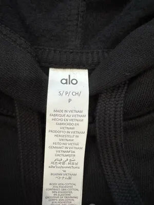 Alo hoodie Small size Black thumbnail 3