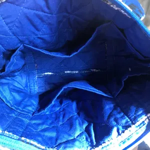 Indianapolis Colts Zipped Fabric Blue White Purse Bag with Interior Pockets thumbnail 5