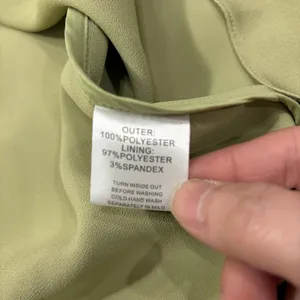 SABO Alyssia Strapless Maxi Dress Sage Green Hue Sz M Wedding Event Bridal Party thumbnail 13