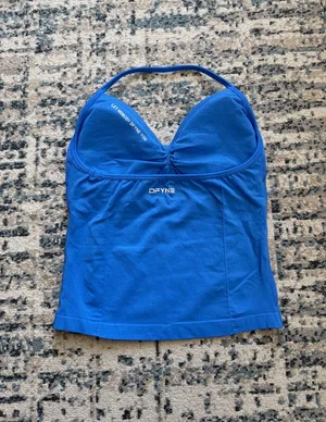 Dfyne Eletric Blue Strappy Halter Top thumbnail 2
