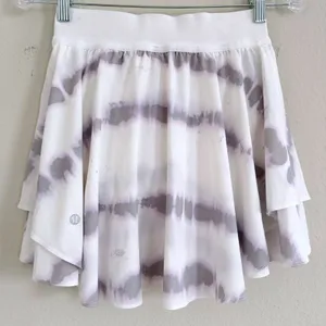 Lululemon Court Rival High-Rise Skirt Size‎ 4 Multi Tiedye Tennis Pickeball thumbnail 2