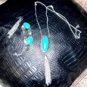 Turquoise 3‎ pc jewelry set thumbnail 1