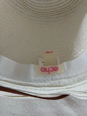 Cute Beach Hat White thumbnail 4