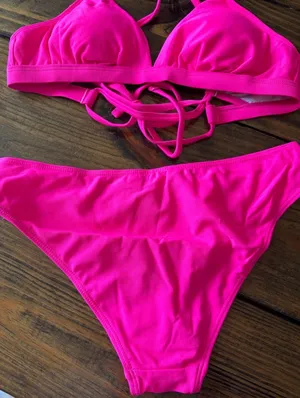 Hot Pink Bikini Set thumbnail 2
