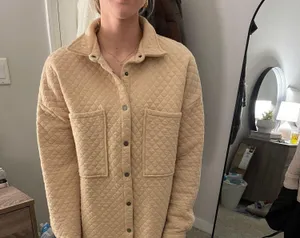Glik's Beige Shacket thumbnail 2