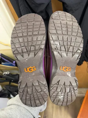 UGG Women’s Brown Insulated Lace-Up Boots- Trail Hiking - Traction Sole. Size: 8 thumbnail 7