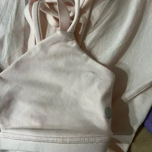 Lululemon Athletica Pink Asymmetrical Backless Tank Top thumbnail 7