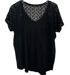 Torrid Lace Shoulder Shirt thumbnail 1