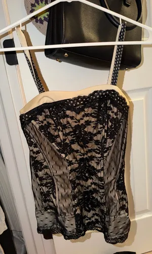 Corset top Black thumbnail 1