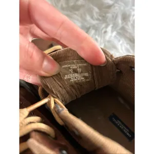 Vintage American Eagle Outfitters Leather Chunky Combat Hiking Brown Boots SZ 7 thumbnail 4