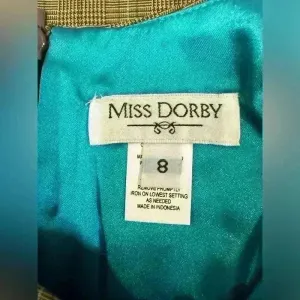 Miss Derby Women’s Vintage‎ Y2K Brown Little Dress Size 8. thumbnail 4