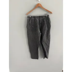 Zara Linen Drawstring Pull On‎ Pants Size Small thumbnail 4