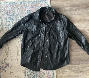 Wild Fable Black Leather Jacket thumbnail 1