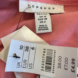 Topshop Love Pajama Shorts Set MEDIUM Valentine PJs Playful NEW Pink Crop Top Cotton thumbnail 6