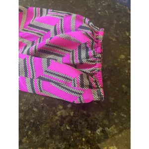 Trina Turk Dress Sz‎ 2 Women's Pink Black Silk Sheath Elegant Work Church Shirt thumbnail 7
