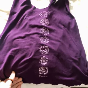 Chakra Open Back Top Purple Size M thumbnail 4