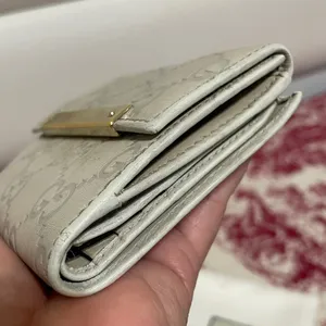 Gucci Embossed  Leather Compact Wallet thumbnail 5