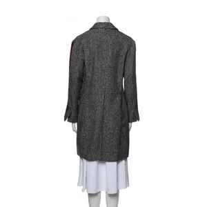 Koché Collection Tweed Coat Gray thumbnail 3