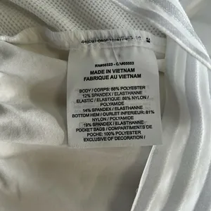 Nike White Athletic Shorts Moisture-Wicking Elastic Waistband thumbnail 7