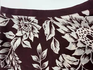 Flawed Theory 100% silk floral dress‎ lightweight dress v neck button sleeveless thumbnail 5