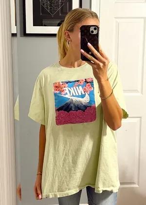 Nike Green Fuji Mountain T Shirt thumbnail 1