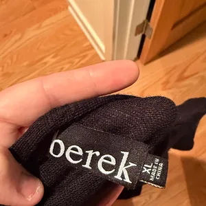 Berek Black Knit Open Cardigan Shawl Garment Size XL thumbnail 3