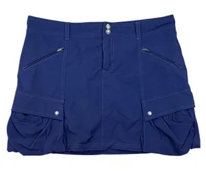 Athleta Navy Blue Cargo Skort Womens size 12 Hiking Golf Activewear Mini Skirt thumbnail 1