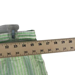 Anthropologie Saturday Sunday Size Small Green Striped Flowy Pull On Shorts thumbnail 5