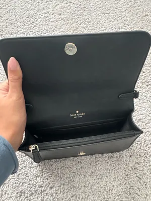 Kate Spade Purse Black Crossbody Leather thumbnail 2