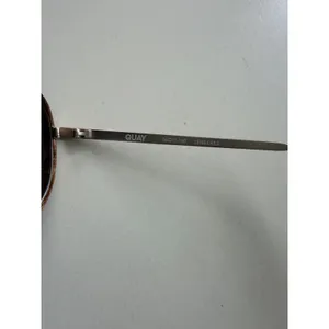 Quay All In Mini Aviator Sunglasses Gold Tortoise Brown Fade Beach Resort thumbnail 5