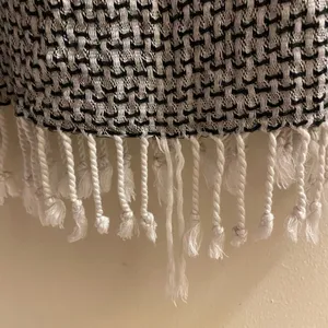 Apt 9 Women’s Scarf 18”H X 68” W 18x68 Black & White Print 100% Rayon thumbnail 3