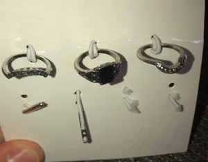 3 H&M XS/S Silver Rings thumbnail 3