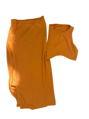 Shein Women’s Sunset Vibes Ribbed Two-Piece Set thumbnail 3