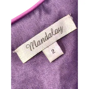 NWT Mandalay Oleander Purple Beaded Embellished Midi Cocktail Evening Dress Sz 2 thumbnail 13