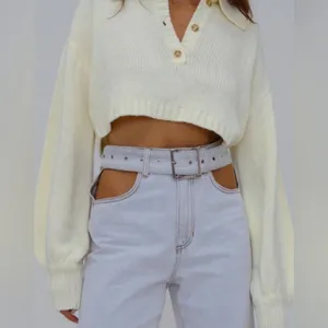 WeWoreWhat Cut Out Straight Jeans thumbnail 4
