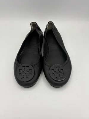 Tory Burch Minnie black travel leather ballet flat women’s 7.5 everyday casual thumbnail 2